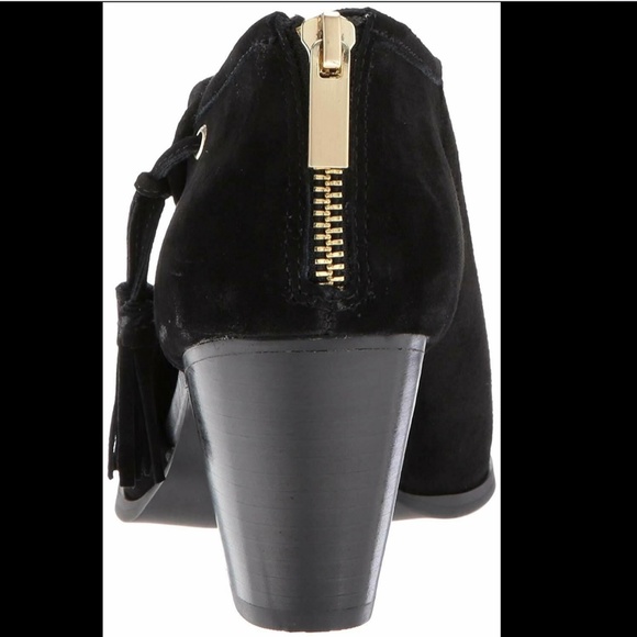 Bella Vita Eli Suede Black Leather Boots Heels - Picture 5 of 12